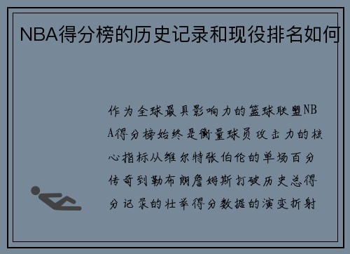 NBA得分榜的历史记录和现役排名如何